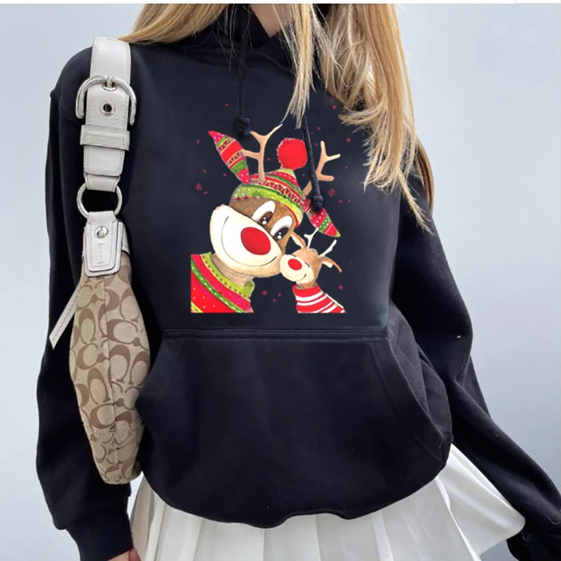 Women's Sweatshirt Autumn Casual Hoodies,2021 New Fashion Christmas print long sleeve top Loose Streetwear Pullover
Women's Sweatshirt Autumn Casual Hoodies,2021 New Fashion Christmas print long sleeve top Loose Streetwear Pullover