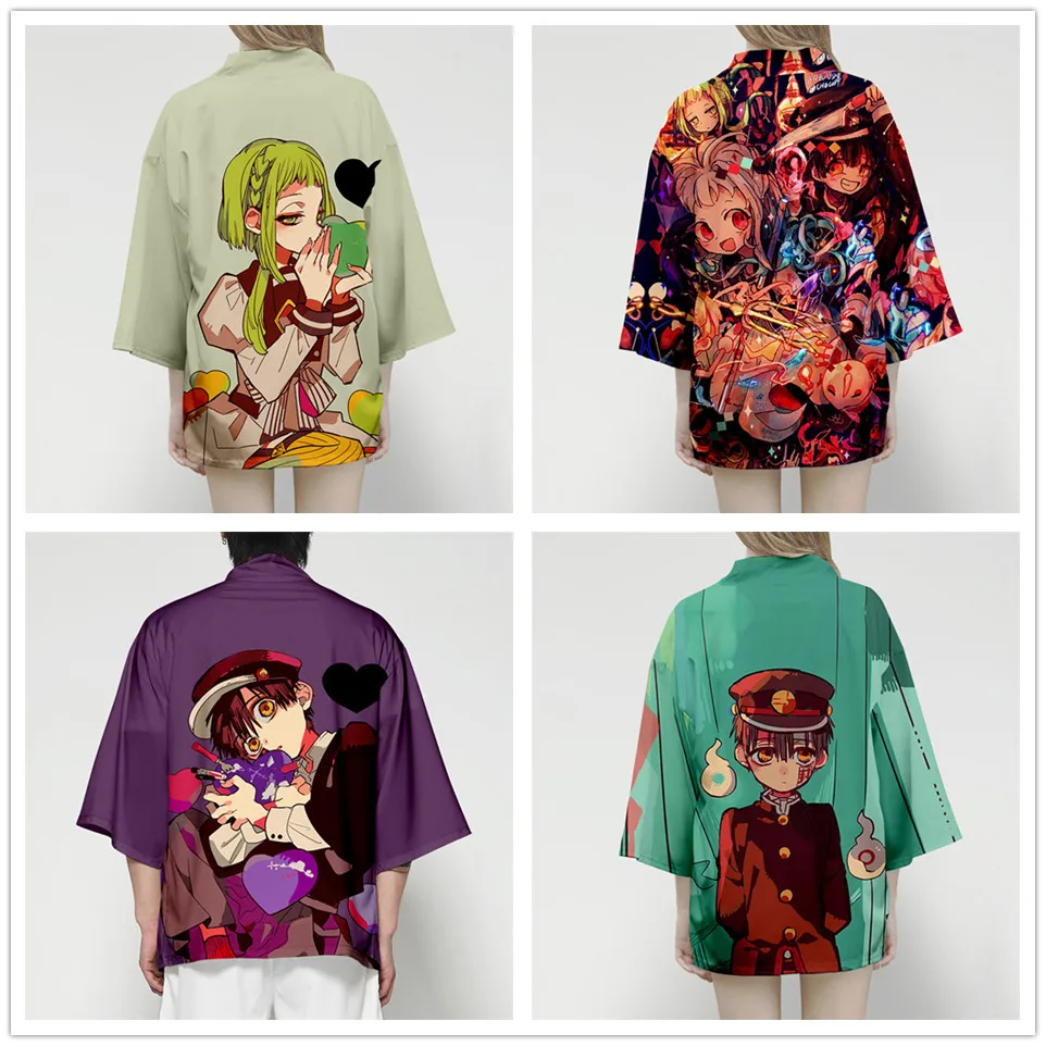 Toilet-bound Hanako-kun 3D Printing Japanese Blouse Kimono Cardigan Harajuku Samurai Costume men womens Kimono Cardigan tshirt
Toilet-bound Hanako-kun 3D Printing Japanese Blouse Kimono Cardigan Harajuku Samurai Costume men womens Kimono Cardigan tshirt