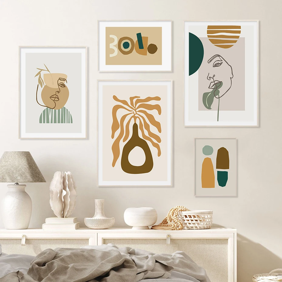 Abstract Boho Face Line Leaves Modern Posters Canvas Painting Wall Art Print Picture for Living Room Interior Home Decoration
Abstract Boho Face Line Leaves Modern Posters Canvas Painting Wall Art Print Picture for Living Room Interior Home Decoration