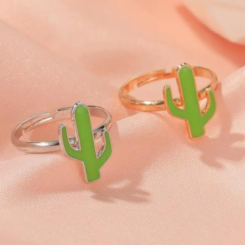 Korean Fashion Plant Cactus Ring Jewelry Cartoon Cute Small Fresh Adjustable Rings For Women Jewellery Anel Bague Anillos Aneis
Korean Fashion Plant Cactus Ring Jewelry Cartoon Cute Small Fresh Adjustable Rings For Women Jewellery Anel Bague Anillos Aneis