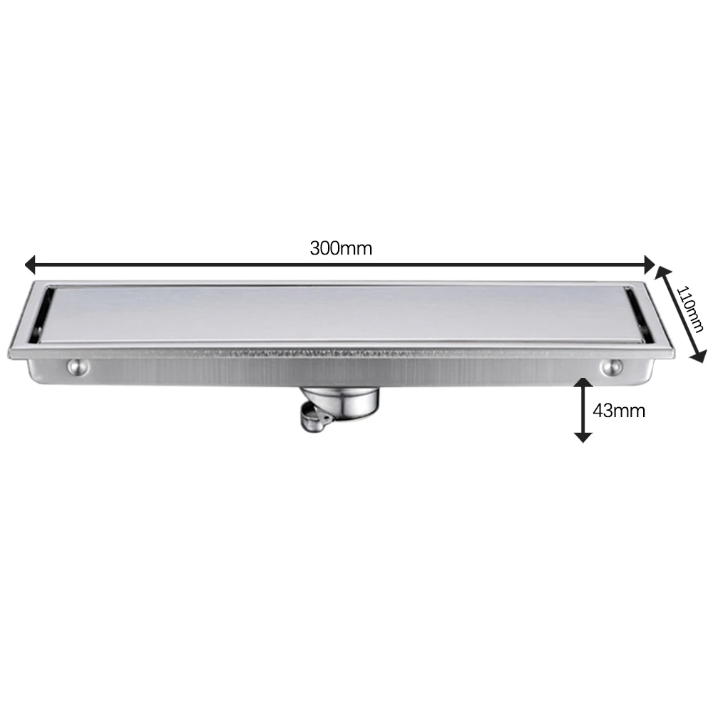 Floor Drain Rectangle Removable Grate 304 Stainless Steel Drain Home Accessories for Shower Room Toilet
Floor Drain Rectangle Removable Grate 304 Stainless Steel Drain Home Accessories for Shower Room Toilet