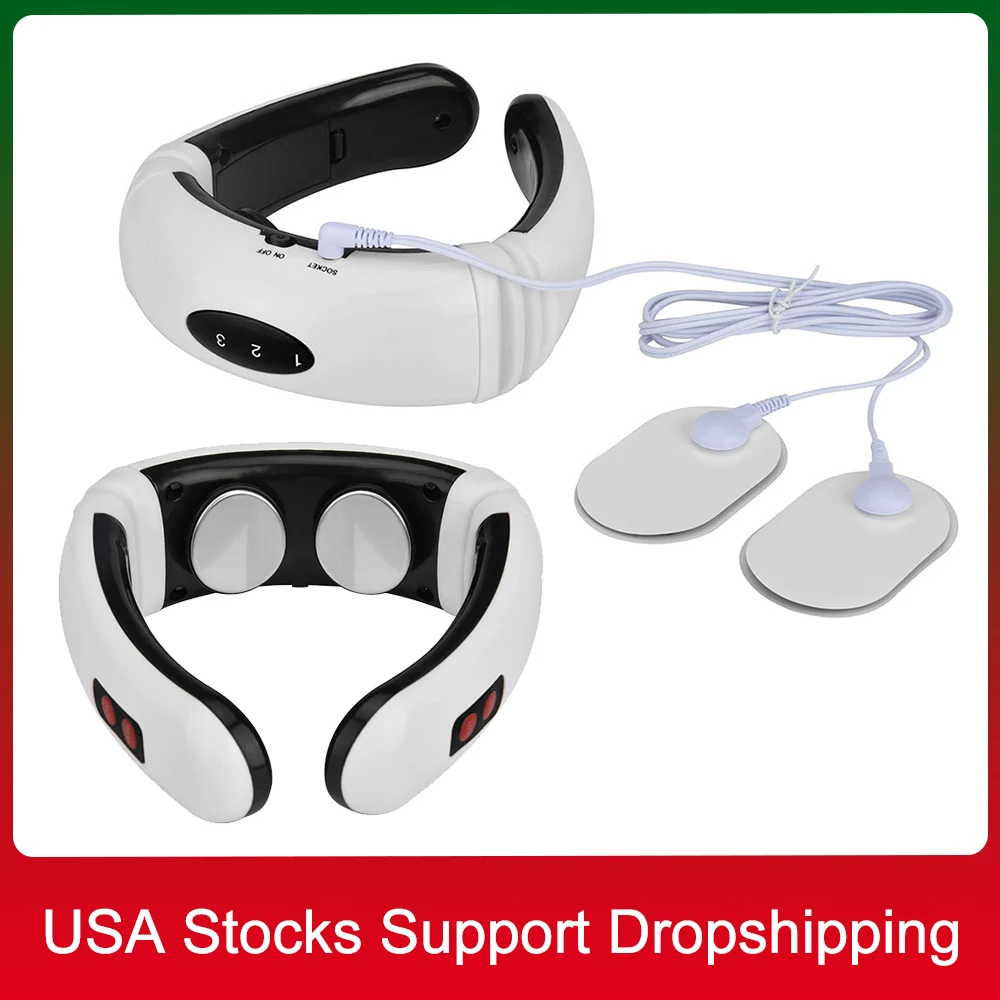 Electric Neck Massager 8 Modes Heating Pulse Massager Cervical Pain Relief Tool Health Care Relaxation Machine Dropshipping
Electric Neck Massager 8 Modes Heating Pulse Massager Cervical Pain Relief Tool Health Care Relaxation Machine Dropshipping