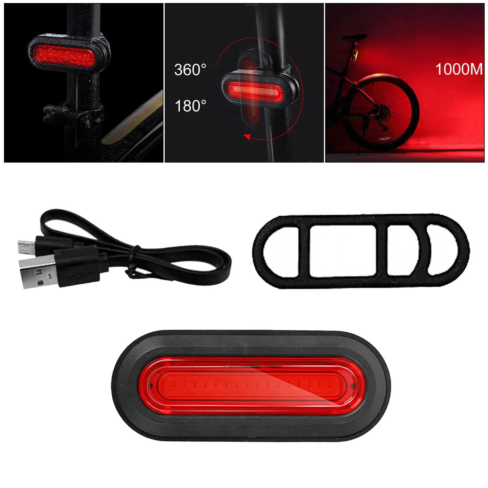 Mountain Road Bike Taillight Waterproof Riding Rear light USB Chargeable MTB Bike Cycling Light Tail-lamp Warning Light
Mountain Road Bike Taillight Waterproof Riding Rear light USB Chargeable MTB Bike Cycling Light Tail-lamp Warning Light