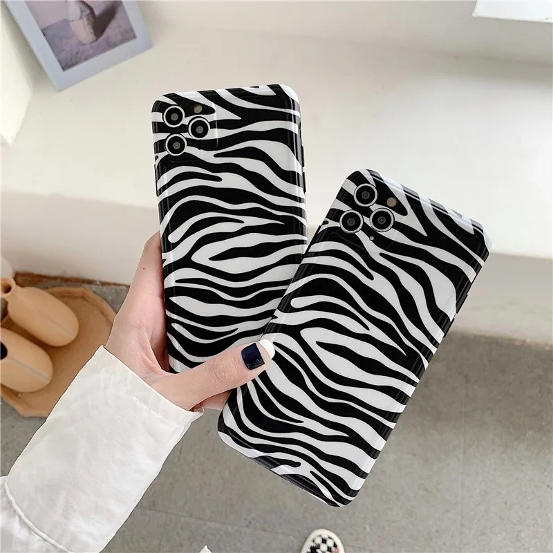 Luxury Zebra pattern Phone Case For iphone 11 Pro Max 7 8 plus X XR XS Max SE 2020 Back Cover Cute Cartoon Silicone Soft Cases
Luxury Zebra pattern Phone Case For iphone 11 Pro Max 7 8 plus X XR XS Max SE 2020 Back Cover Cute Cartoon Silicone Soft Cases