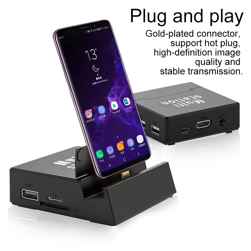 USB Type C to HDMI HUB Dock Station Power Adapter for Huawei P30 P20 Pro USB Type-C HUB Docking Base for Samsung S10 S9
USB Type C to HDMI HUB Dock Station Power Adapter for Huawei P30 P20 Pro USB Type-C HUB Docking Base for Samsung S10 S9