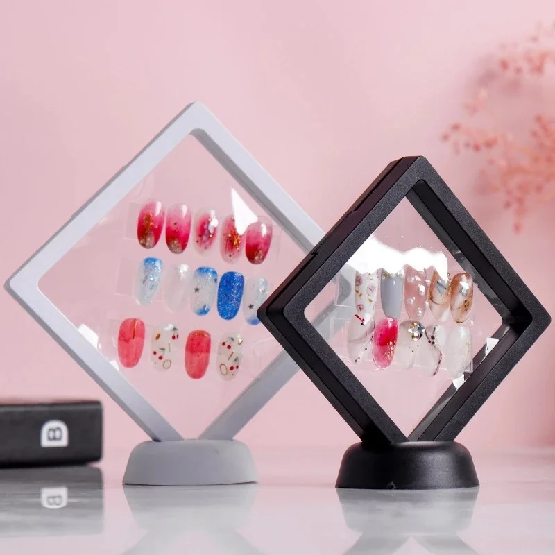 PE Suspension Frame Nail Art Model Display Photo Color Card Stand Jewelry dustproof display stand 11*11cm 
PE Suspension Frame Nail Art Model Display Photo Color Card Stand Jewelry dustproof display stand 11*11cm