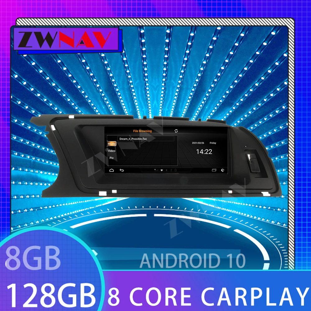 Автомобильный Dvd мультимедийный плеер для AUDI A4 2013-2015 8,8 Android 10 Восьмиядерный GPS-навигатор 128G CARPLAY
Автомобильный Dvd мультимедийный плеер для AUDI A4 2013-2015 8,8 Android 10 Восьмиядерный GPS-навигатор 128G CARPLAY