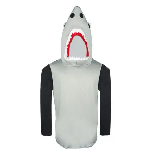 Костюм на Хэллоуин костюм акулы для мужчин одежда выступлений Мужская косплея