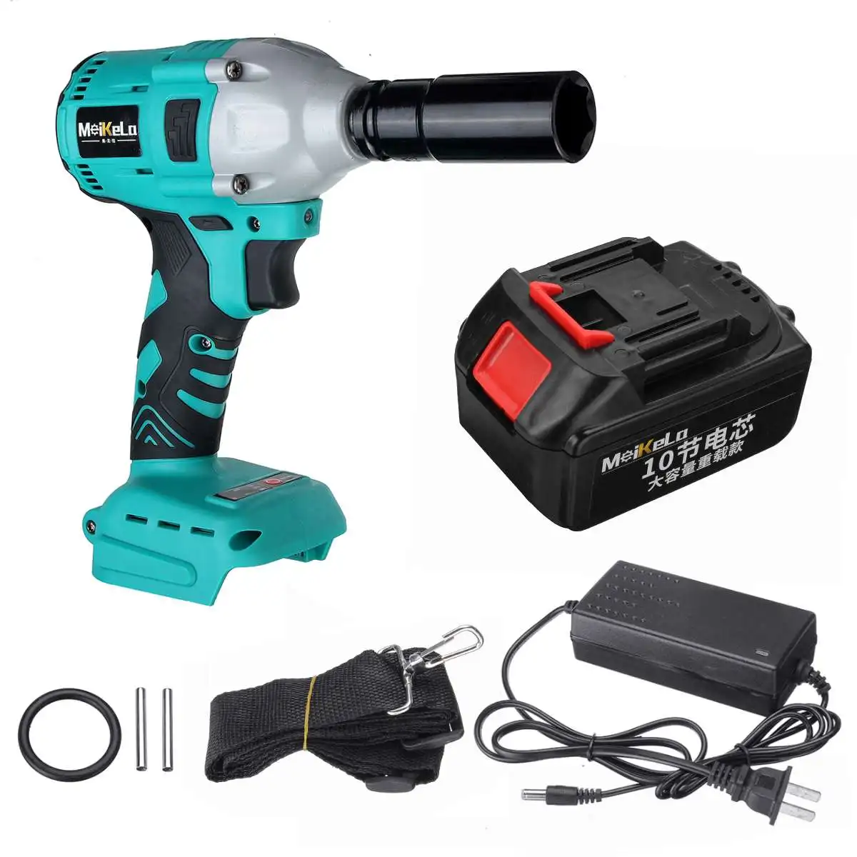 Drillpro 300Nm 4500rpm Electric Brushless Impact Wrench Rechargeable Cordless 1/2 Socket Wrench Power Tool with Lithium Battery
Drillpro 300Nm 4500rpm Electric Brushless Impact Wrench Rechargeable Cordless 1/2 Socket Wrench Power Tool with Lithium Battery