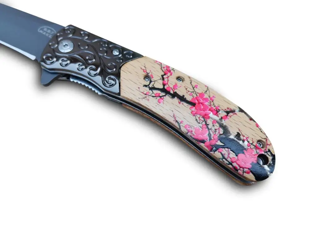 Folding Knife Hunting Pocket knife Survival Tactical 7CR13Mov Steel Wood Handle for Work Hiking Safety defensive Outdoor Camping
Folding Knife Hunting Pocket knife Survival Tactical 7CR13Mov Steel Wood Handle for Work Hiking Safety defensive Outdoor Camping