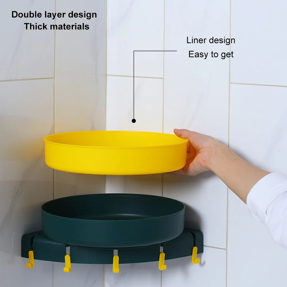 Bathroom Shelves Wall-mounted sinks are free of perforation and corner storage racks can be freely adjusted and large-capacity
Bathroom Shelves Wall-mounted sinks are free of perforation and corner storage racks can be freely adjusted and large-capacity