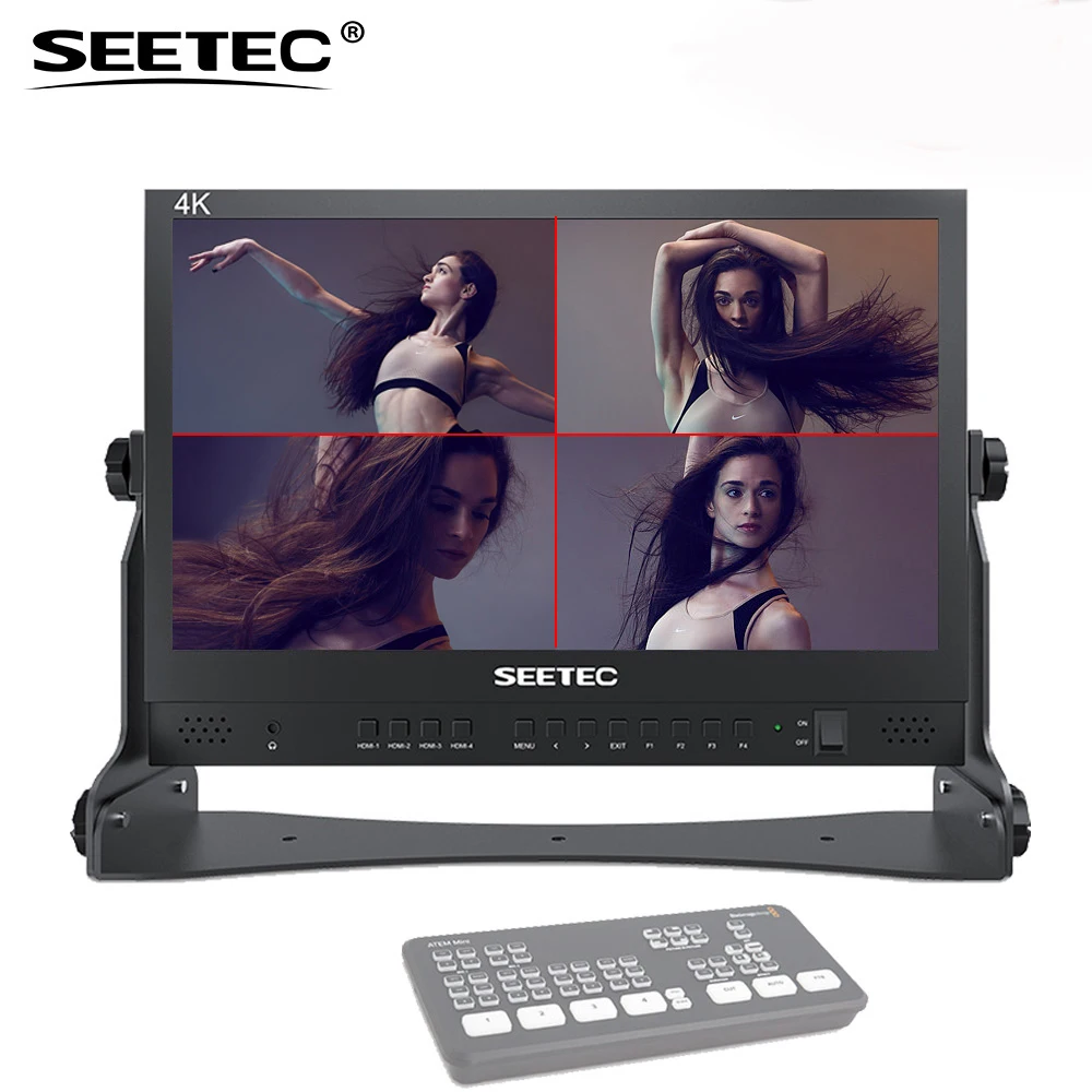 Мини-переключатель SEETEC ATEM ATEM156 4 3-дюймовый горячий живой потоковый монитор