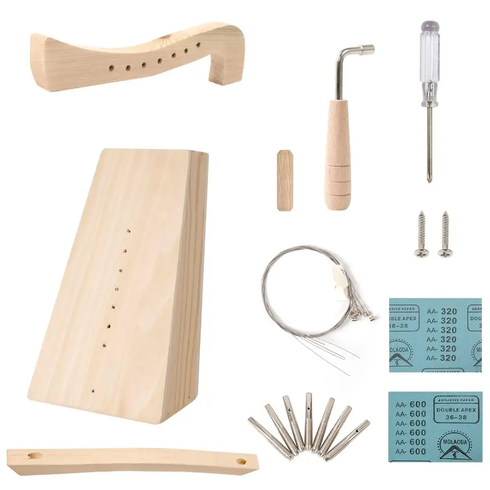 Harp DIY Kit 7 String Lyre Harp Basswood String Instrument Make You Own Home w/ All Accessories Handcraft Music Toys Gifts
Harp DIY Kit 7 String Lyre Harp Basswood String Instrument Make You Own Home w/ All Accessories Handcraft Music Toys Gifts