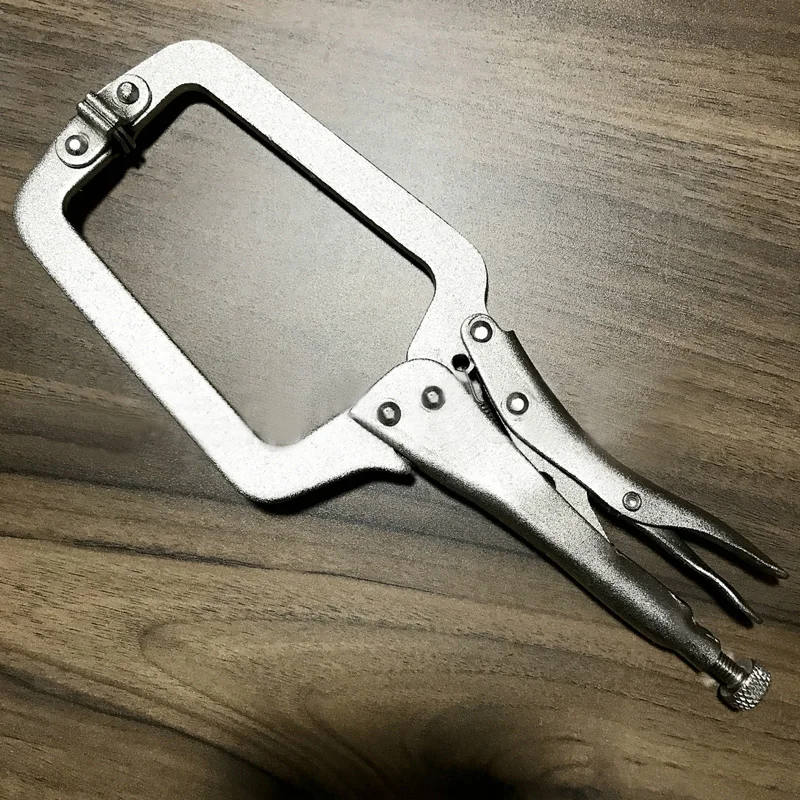 1pcs Locking Clamp 9 Inch Steel C Clamp Vise Grip Locking Welding Pliers Wood Tenon Locator Clamp Fixed Hand Tools
1pcs Locking Clamp 9 Inch Steel C Clamp Vise Grip Locking Welding Pliers Wood Tenon Locator Clamp Fixed Hand Tools