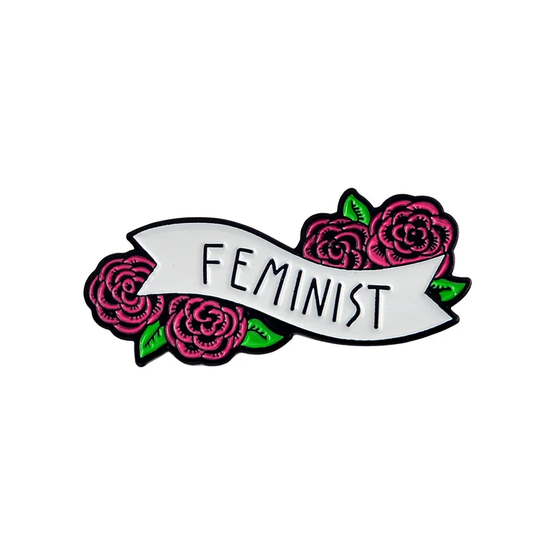 Pin esmaltado "feminista" para mujer y niña, broches de insignia de rosa roja elegante para solapa, mochila de mezclilla, gorra,
Pin esmaltado "feminista" para mujer y niña, broches de insignia de rosa roja elegante para solapa, mochila de mezclilla, gorra,