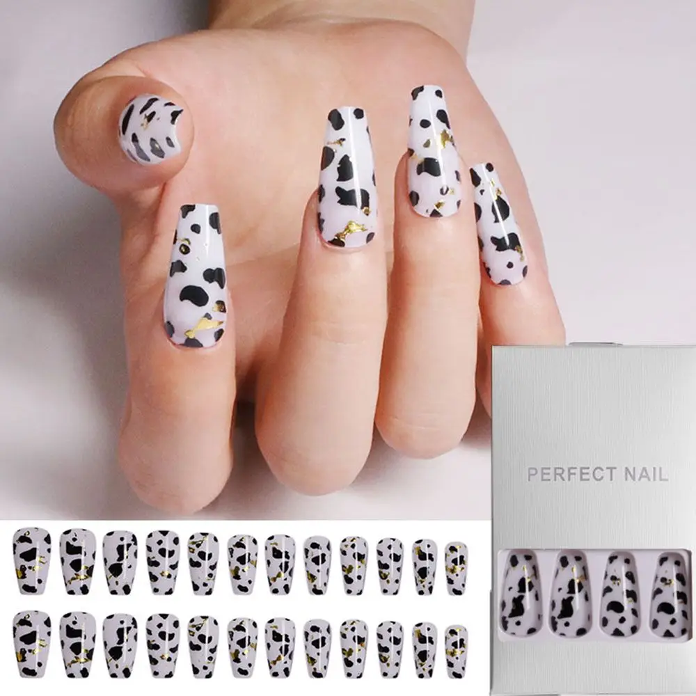24pcs/Box Coffin Detachable Artificial Full Cover Long Ballerina False Nails French Fake Nails Wearable Nail Tips 
24pcs/Box Coffin Detachable Artificial Full Cover Long Ballerina False Nails French Fake Nails Wearable Nail Tips