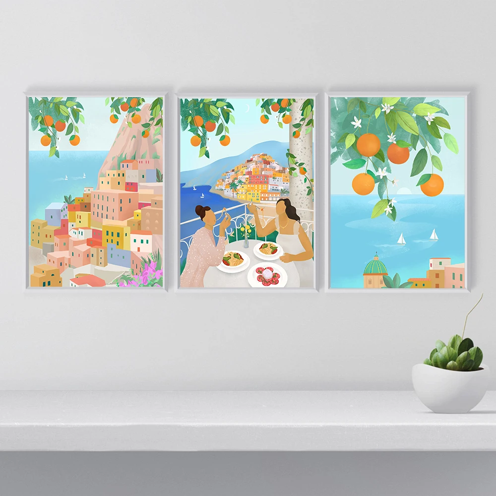 Italy Orange Fruit Kitchen Print Amalfi Coast Colorful Wall Art Canvas Painting Architecture Art Poster Home Decor Traveler Gift
Italy Orange Fruit Kitchen Print Amalfi Coast Colorful Wall Art Canvas Painting Architecture Art Poster Home Decor Traveler Gift