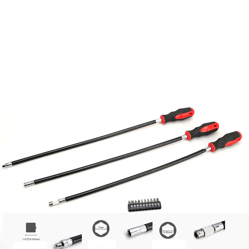 Multifunction Lengthening flexible connecting rod bit mouth lengthening rod tool socket wrench clamp screw driver tools set
Multifunction Lengthening flexible connecting rod bit mouth lengthening rod tool socket wrench clamp screw driver tools set