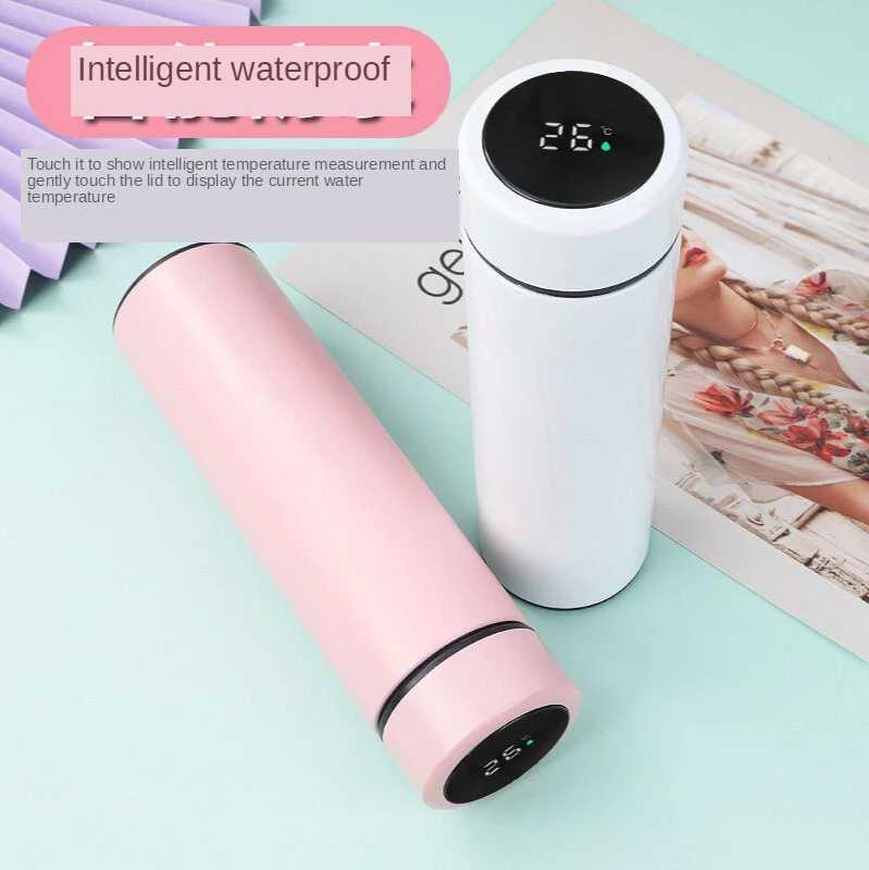 New Stainless Steel Vacuum Flask Portable Creative Smart Business Water Bottle Fashion Travel Sports High-end Vacuum Flask
New Stainless Steel Vacuum Flask Portable Creative Smart Business Water Bottle Fashion Travel Sports High-end Vacuum Flask