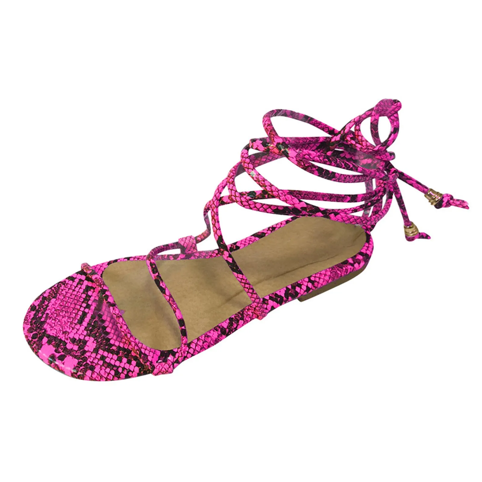 Summer Women's Sandals Fashion Women's Summer Serpentine Lace-Up Flat Sandals Open Toe Breathable Shoes
Summer Women's Sandals Fashion Women's Summer Serpentine Lace-Up Flat Sandals Open Toe Breathable Shoes