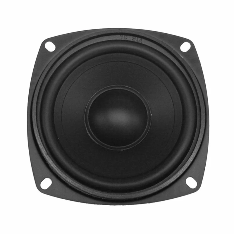 4 дюйма аудио звуковой динамик драйвер Hifi Ом 30 Вт квадратном среднем каблуке бас