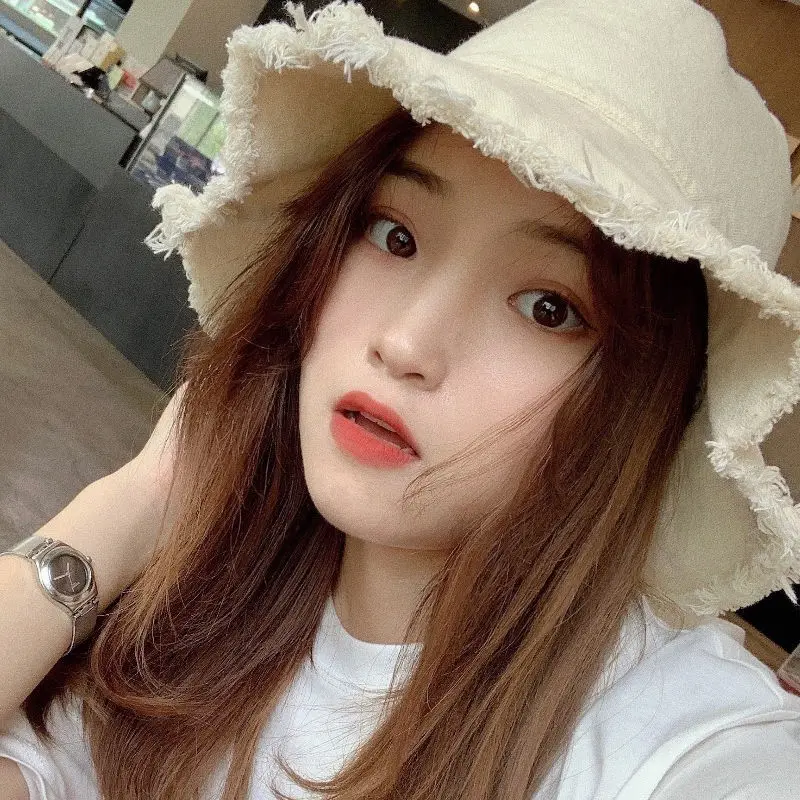 Bucket Hats Women Vintage Solid Flat Summer Sun Protection Leisure College Street Chic Ripped Outdoor Ladies Sweet Ins Popular
Bucket Hats Women Vintage Solid Flat Summer Sun Protection Leisure College Street Chic Ripped Outdoor Ladies Sweet Ins Popular