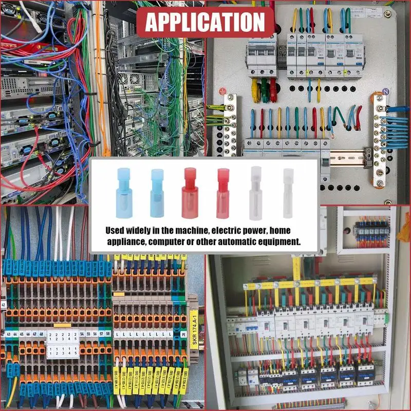 130pcs/65set High Quality Nylon Female and Male Insulated Electric Connector Terminals With Insulation Sheath Kit 
130pcs/65set High Quality Nylon Female and Male Insulated Electric Connector Terminals With Insulation Sheath Kit