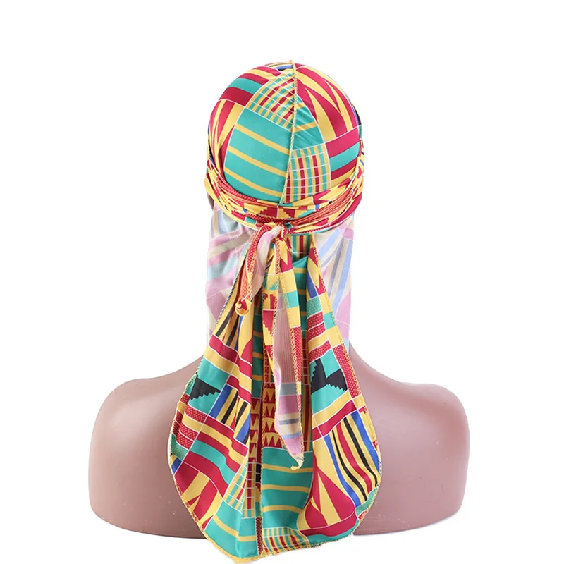 Men's Silky Durags African Print Headwrap for Women Long Tail Pirate Hat Biker Hear Wear Bandanas Turban Hair Accessories
Men's Silky Durags African Print Headwrap for Women Long Tail Pirate Hat Biker Hear Wear Bandanas Turban Hair Accessories