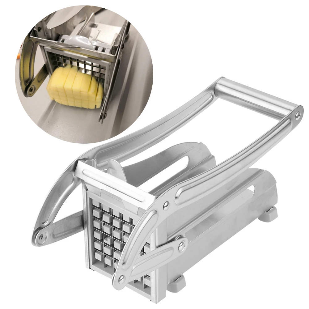 Stainless Steel Manual Potato Cutter Potato Chips Maker Shredder French Fries Slicer Kitchen Gadgets Cucumber Cutting Machine
Stainless Steel Manual Potato Cutter Potato Chips Maker Shredder French Fries Slicer Kitchen Gadgets Cucumber Cutting Machine