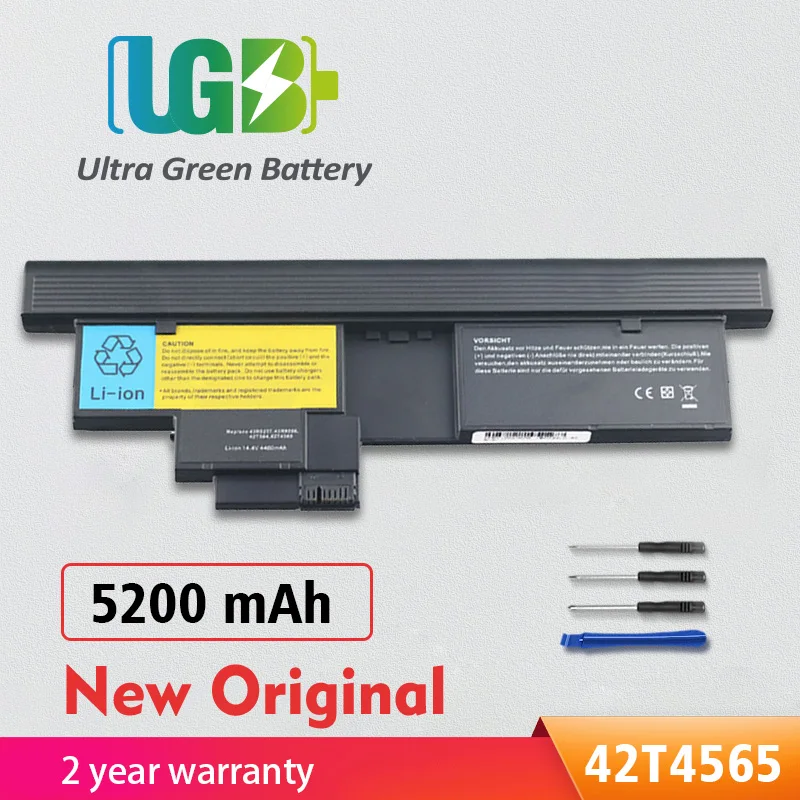 UGB новый оригинальный 42T4565 43R9256 43R9257 42T4657 42T4658 Аккумулятор для Lenovo ThinkPad X200 X200t X201 X201t Tablet 2263 2266
UGB новый оригинальный 42T4565 43R9256 43R9257 42T4657 42T4658 Аккумулятор для Lenovo ThinkPad X200 X200t X201 X201t Tablet 2263 2266