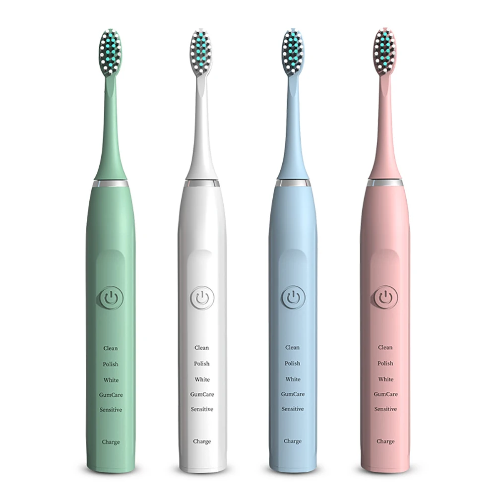 Ultrasonic Sonic Electric Whitening Toothbrush Waterproof USB Charging ToothBrushes with 6pcs Replacement Brush Head For xiaomi
Ultrasonic Sonic Electric Whitening Toothbrush Waterproof USB Charging ToothBrushes with 6pcs Replacement Brush Head For xiaomi