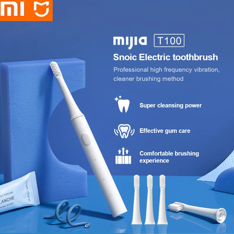 Xiaomi Sonic Electric Toothbrush Ultrasonic Automatic toothbrush Cordless USB Rechargeable Waterproof Adult tooth brush MIJIA 
Xiaomi Sonic Electric Toothbrush Ultrasonic Automatic toothbrush Cordless USB Rechargeable Waterproof Adult tooth brush MIJIA