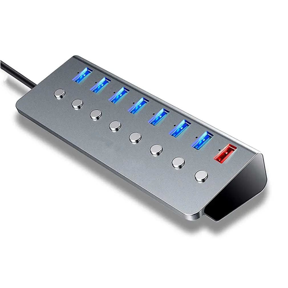 Высокоскоростной концентратор с 7 портами USB 3,0 для передачи данных и зарядки, независимый переключатель, контрольный концентратор для Windows ...
Высокоскоростной концентратор с 7 портами USB 3,0 для передачи данных и зарядки, независимый переключатель, контрольный концентратор для Windows ...