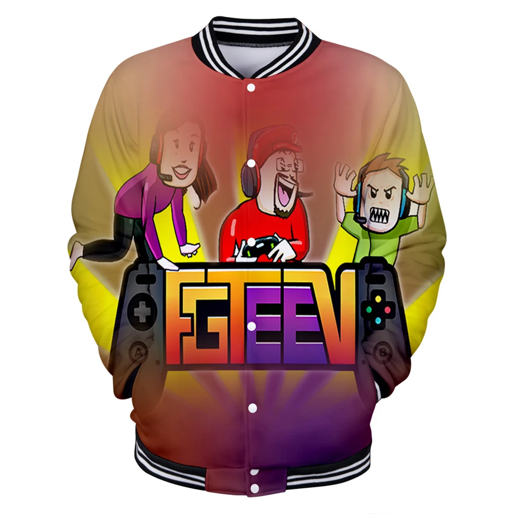 FGTeeV 3D Printed Baseball Jackets Women/Men Fashion Long Sleeve Jacket Hot Sale Casual Streetwear Clothes 
FGTeeV 3D Printed Baseball Jackets Women/Men Fashion Long Sleeve Jacket Hot Sale Casual Streetwear Clothes