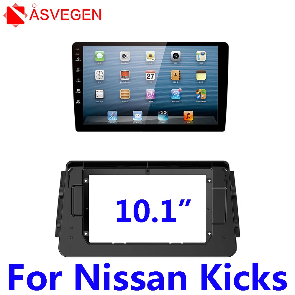 Asvegen Car DVD Frame Audio Fitting Adaptor Dash Trim Facia Panel 10.1inch For Nissan Kicks
Asvegen Car DVD Frame Audio Fitting Adaptor Dash Trim Facia Panel 10.1inch For Nissan Kicks