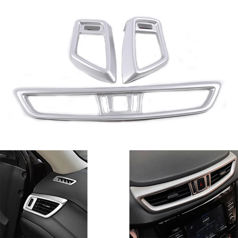 Car Carbon Fiber AC Vent Center Air Conditioning Outlet Cover Trims for Nissan Qashqai J11 X-Trail T32 Car Accessories 
Car Carbon Fiber AC Vent Center Air Conditioning Outlet Cover Trims for Nissan Qashqai J11 X-Trail T32 Car Accessories