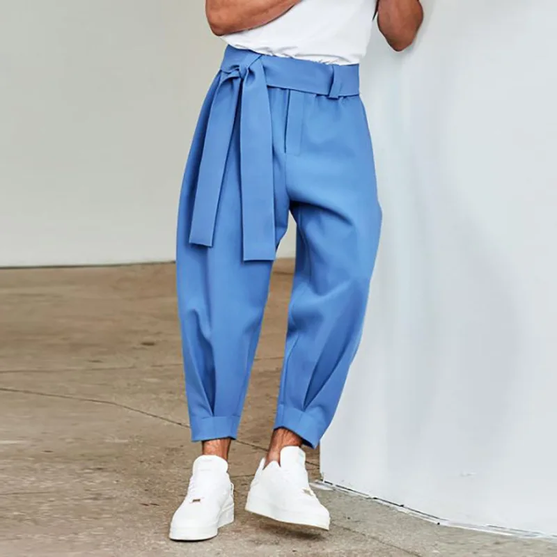 Pure Color Design Sense of European American Autumn Winter New Men's All-match Nine-point Pants Tie-leg Casual Pants
Pure Color Design Sense of European American Autumn Winter New Men's All-match Nine-point Pants Tie-leg Casual Pants