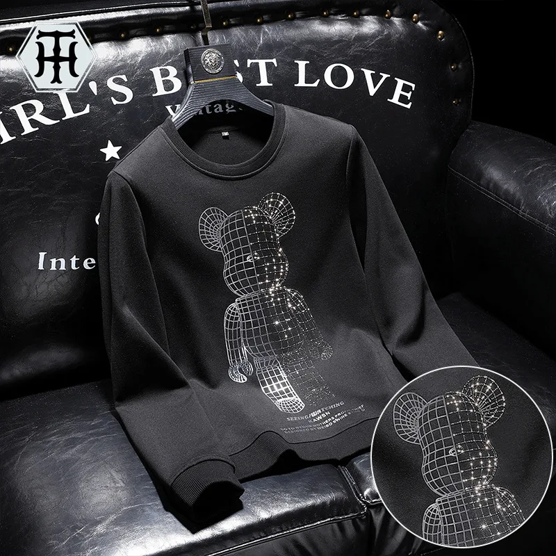 2021 Mens Hoodies Bear Rhinestones Sweatshirts Autumn Fashion Streetwear Long Pullover Hoodie Men Clothing Sweat Capuche Homme
2021 Mens Hoodies Bear Rhinestones Sweatshirts Autumn Fashion Streetwear Long Pullover Hoodie Men Clothing Sweat Capuche Homme