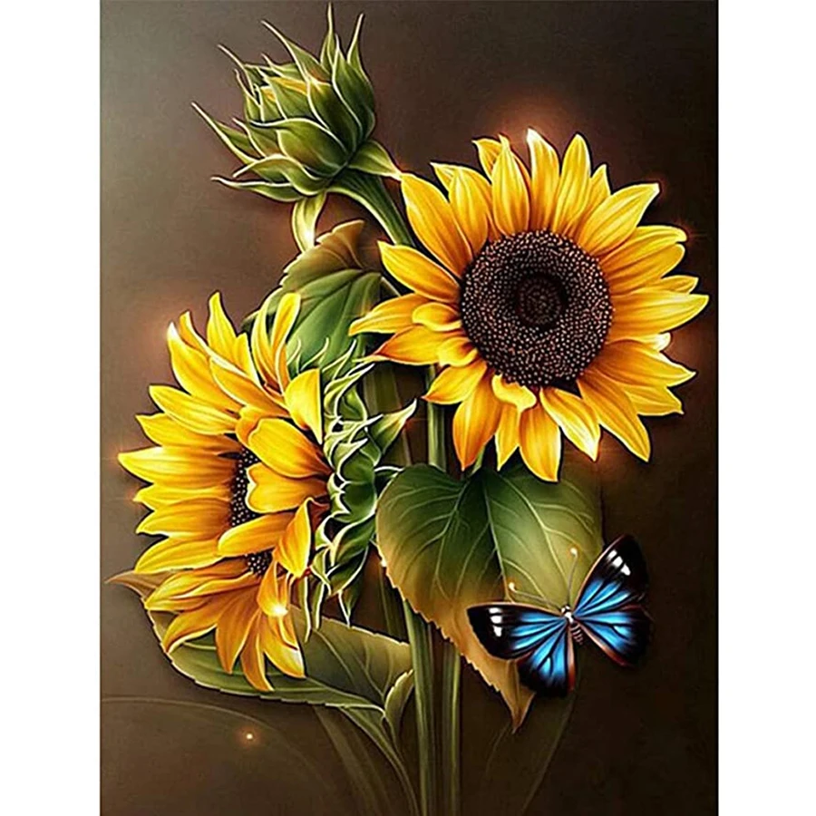 DIY Diamond Painting Butterfly Sunflower Flower Full Round Square Diamond Embroidery Sales Mosaic Rhinestone Picture Home Decor 
DIY Diamond Painting Butterfly Sunflower Flower Full Round Square Diamond Embroidery Sales Mosaic Rhinestone Picture Home Decor