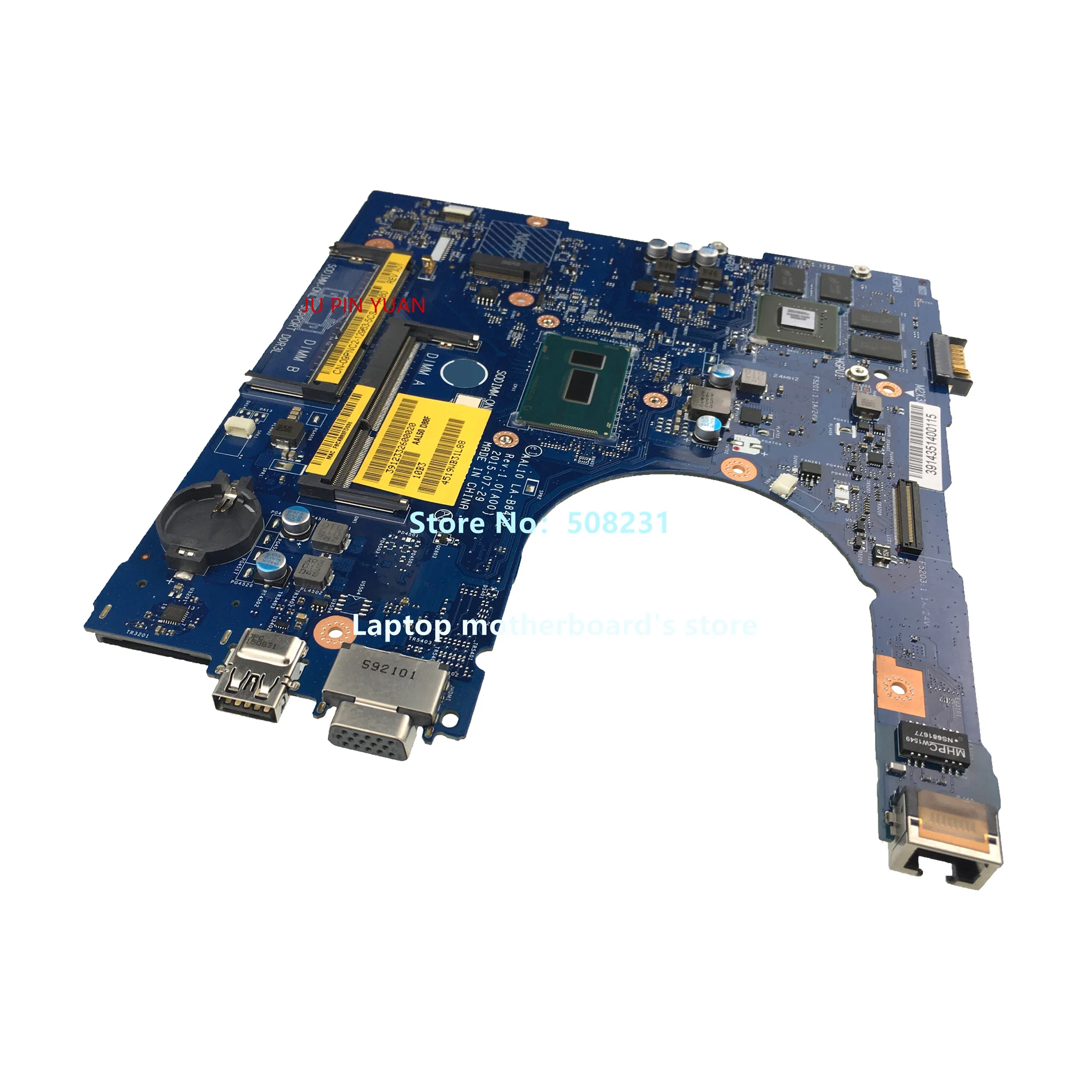 Материнская плата для ноутбука Dell Vostro 3458 3558 CN-09PNC2 9PNC2 09PNC2 1024 с 3215U CPU LA-B843P DDR3 полностью протестирована
Материнская плата для ноутбука Dell Vostro 3458 3558 CN-09PNC2 9PNC2 09PNC2 1024 с 3215U CPU LA-B843P DDR3 полностью протестирована