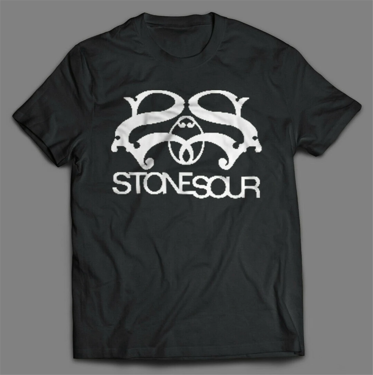 Камень кислый Логотип Топы Футболка тяжелый металл рок группа концертный Slipknot S
