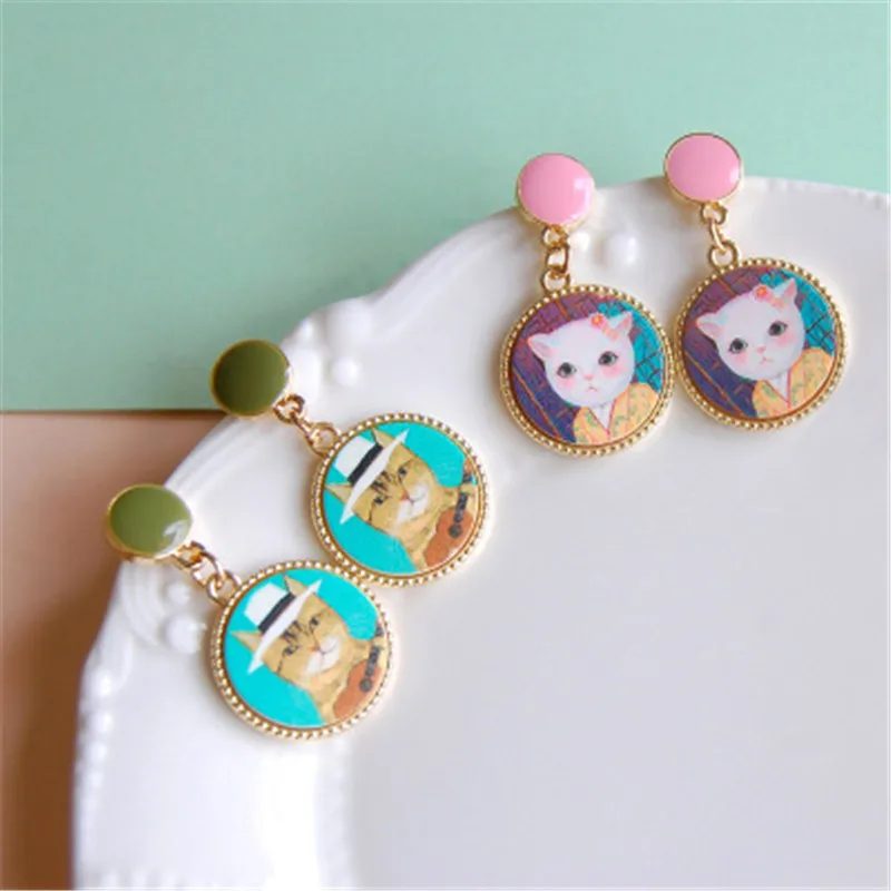 Women Little Stud Earring Girl Kawaii Cute Sweet Korean Animal Cat Vintage Fashion Jewelry Gift Wholesale
Women Little Stud Earring Girl Kawaii Cute Sweet Korean Animal Cat Vintage Fashion Jewelry Gift Wholesale