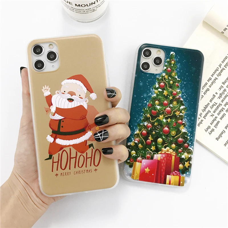 Translucent Frosted Christmas Tree Santa Elk Case For iPhone 11 Pro XS Max 6 6S 7 8 Plus X XR 5S SE 2020 Shockproof Back Covers
Translucent Frosted Christmas Tree Santa Elk Case For iPhone 11 Pro XS Max 6 6S 7 8 Plus X XR 5S SE 2020 Shockproof Back Covers
