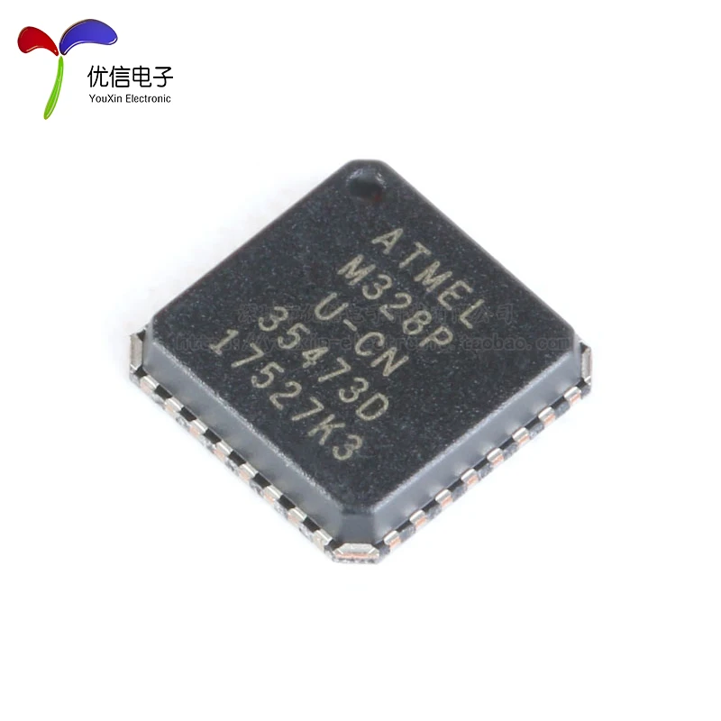 1pcs/ brand new original patch ATMEGA328P-MU QFN-32 8-bit microcontroller AVR 32K flash memory
1pcs/ brand new original patch ATMEGA328P-MU QFN-32 8-bit microcontroller AVR 32K flash memory