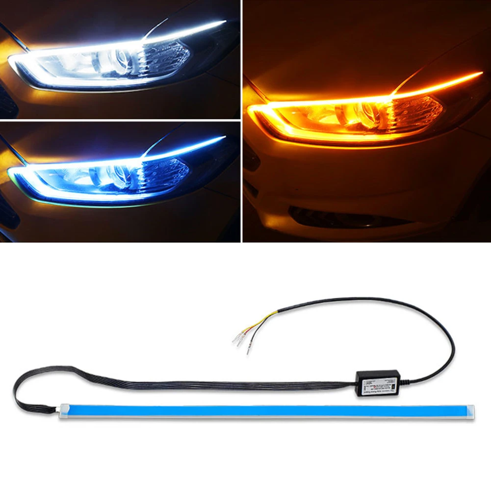 Car LED DRL Strip Day Time Running Strip LED Turning Signal Universal Soft Tube Guide Headlight LED Strip Lights Accessories
Car LED DRL Strip Day Time Running Strip LED Turning Signal Universal Soft Tube Guide Headlight LED Strip Lights Accessories