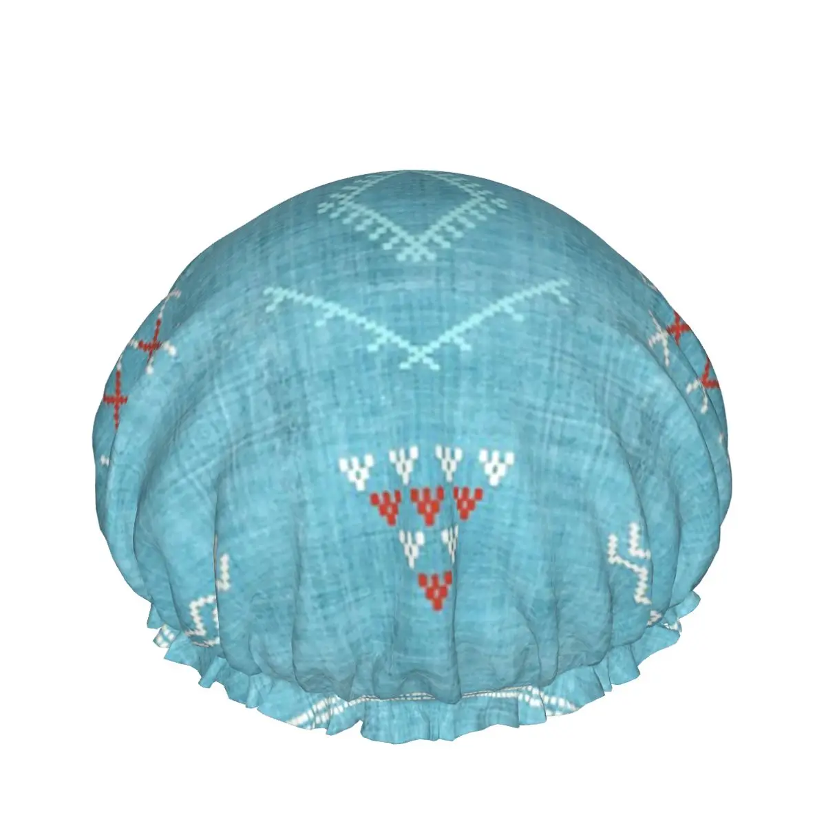 Casablanca Kilim Double waterproof shower caps Customized shower cap hair care drying accessories for women
Casablanca Kilim Double waterproof shower caps Customized shower cap hair care drying accessories for women