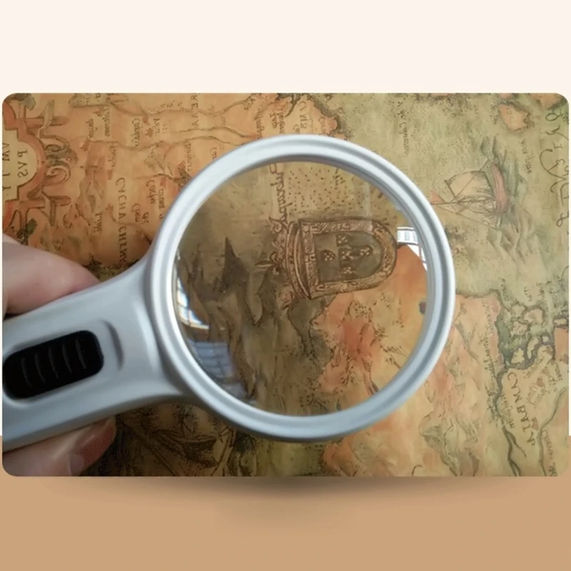 Handheld 10X Magnifier Magnifying Glass Loupe Reading Jewelry Repair Tool with 3LED Tools Portable High Quality 75mm 
Handheld 10X Magnifier Magnifying Glass Loupe Reading Jewelry Repair Tool with 3LED Tools Portable High Quality 75mm