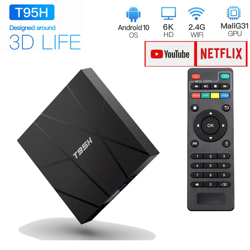 T95H Intellectual Television Android 10 Television 4GB RAM 64GB ROM 2GB16GB TV ip TV H616 3D 6k медиа проигрыватель 2.4G WIFI
T95H Intellectual Television Android 10 Television 4GB RAM 64GB ROM 2GB16GB TV ip TV H616 3D 6k медиа проигрыватель 2.4G WIFI