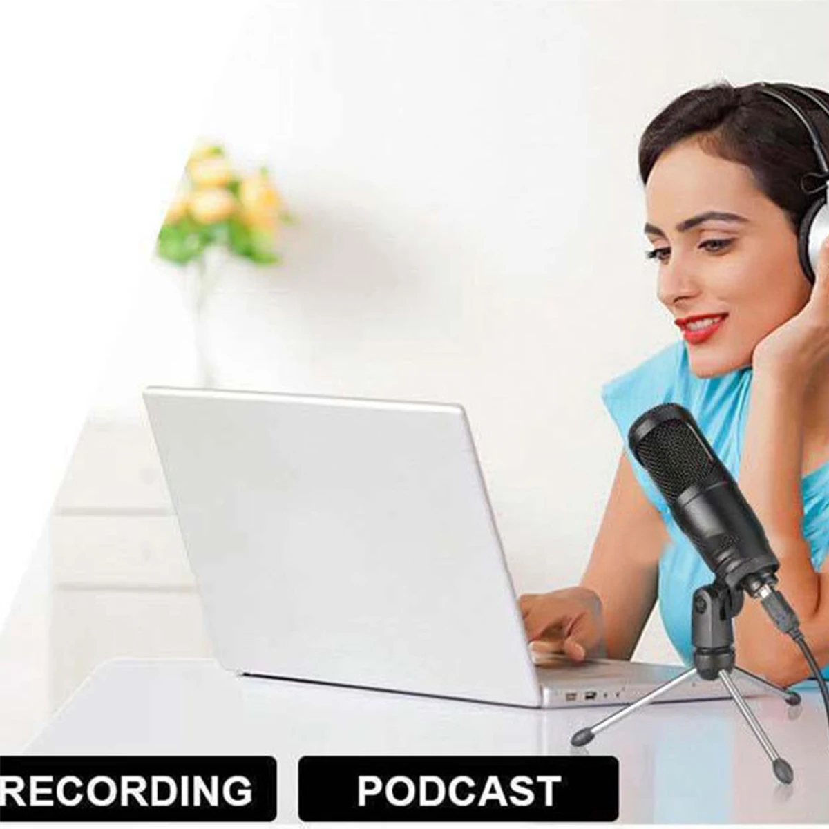 Professional USB Computer Condenser Microphone With Tripod Mount Bracket Sound Recording Mic For Live Broadcasting Netmeeting
Professional USB Computer Condenser Microphone With Tripod Mount Bracket Sound Recording Mic For Live Broadcasting Netmeeting