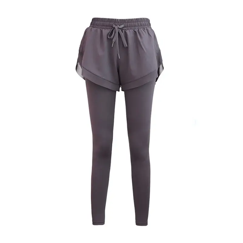 Fitness pants women's fake two pieces running fast dry bottomed Yoga Pants sports elastic high waist hip lifting tight thin
Fitness pants women's fake two pieces running fast dry bottomed Yoga Pants sports elastic high waist hip lifting tight thin